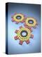 Gears Composed of Molecules-null-Premier Image Canvas