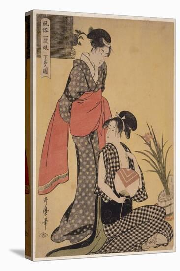 Gebon No Zu (Colour Woodblock Print)-Kitagawa Utamaro-Premier Image Canvas