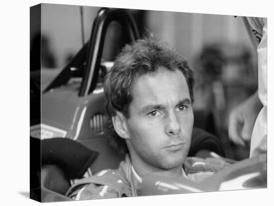 Gehard Berger with Ferrari, 1988-null-Premier Image Canvas