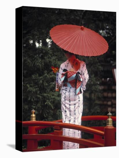 Geisha Girl with Kimono at Festival, Japan-Demetrio Carrasco-Premier Image Canvas