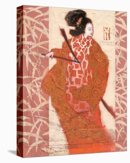 Geisha in Arms-Joadoor-Stretched Canvas