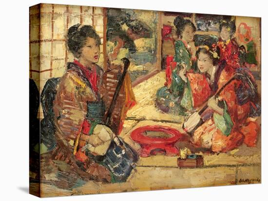 Geishas in an Interior, 1894-Edward Atkinson Hornel-Premier Image Canvas