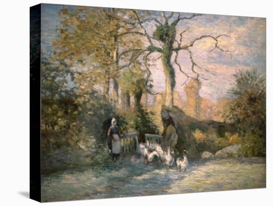 Gelée blanche-Camille Pissarro-Premier Image Canvas