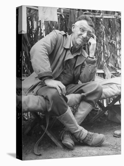 Gen. Joseph Stilwell at Headquarters During Burma Campaign-null-Premier Image Canvas