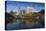 Gene Leahy Mall Skyline, Omaha, Nebraska, USA-Walter Bibikow-Premier Image Canvas