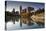 Gene Leahy Mall Skyline, Omaha, Nebraska, USA-Walter Bibikow-Premier Image Canvas