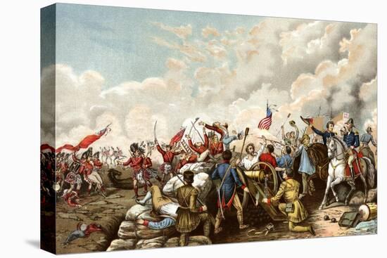 General Andrew Jackson's Victory over the British at New Orleans, c.1815-null-Premier Image Canvas