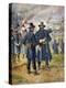 General Burnside Ordering Hooker to Charge the Heights at Fredericksburg, Virginia-null-Premier Image Canvas