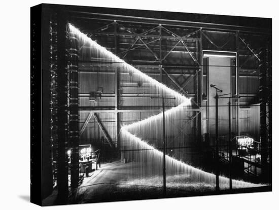 General Electric Lab, Creating Artificial Lightning to Study Its Behavior-Andreas Feininger-Premier Image Canvas