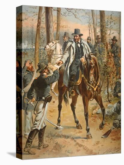 General Grant in the Wilderness Campaign, 5th May 1864 (Colour Litho)-Henry Alexander Ogden-Premier Image Canvas