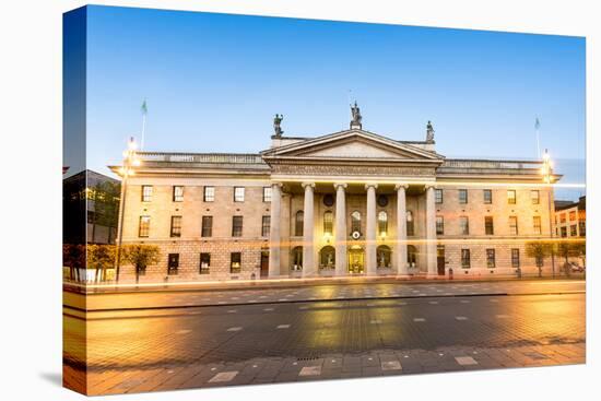 General Post Office Building at Dusk, Dublin, County Dublin, Republic of Ireland, Europe-Chris Hepburn-Premier Image Canvas