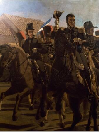 General San Martin on Horseback in Rancagua, Detail' Giclee Print - Juan  Sisay | Art.com