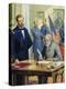 General Ulysses Grant Accepting the Surrender of General Lee at Appomattox-Severino Baraldi-Premier Image Canvas