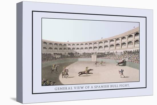 General View of a Spanish Bull Fight-J.h. Clark-Stretched Canvas