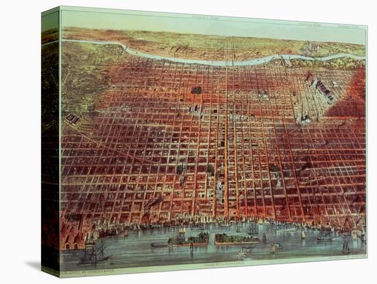 General View of Philadelphia, 1875-Currier & Ives-Premier Image Canvas