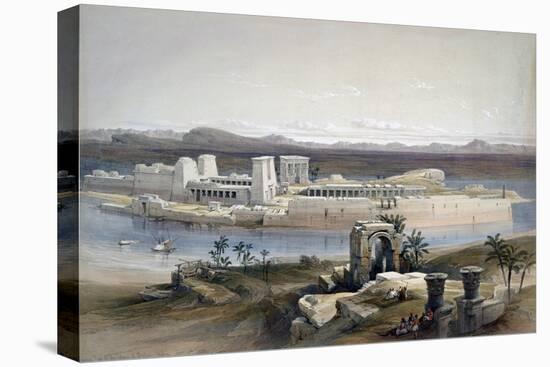 General View of the Island of Philae, Nubia, 1838-David Roberts-Premier Image Canvas