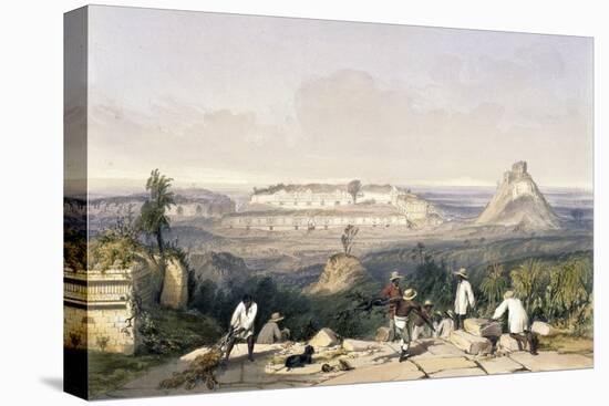 General View of Uxmal, Taken from the Archway of Las Monjas, from 'Views of Ancient Monuments in…-Frederick Catherwood-Premier Image Canvas