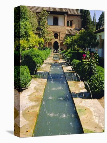 Generalife Gardens, the Alhambra, Granada, Andalucia, Spain, Europe-Steve Bavister-Premier Image Canvas