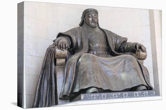 Genghis Khan statue at the Government Palace, Ulan Bator, Mongolia, Central Asia, Asia-Francesco Vaninetti-Premier Image Canvas