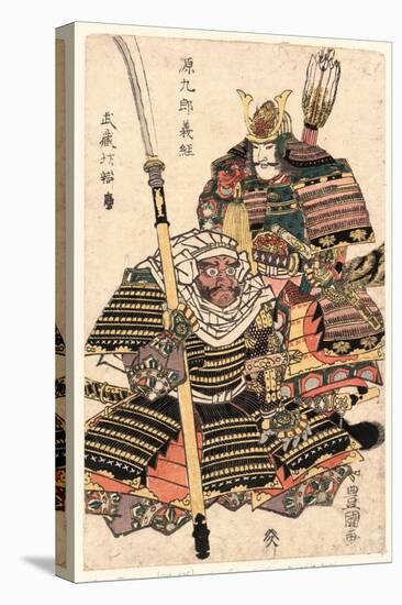 Genkuro Yoshitsune to Musashibo Benkei-Utagawa Toyokuni-Premier Image Canvas