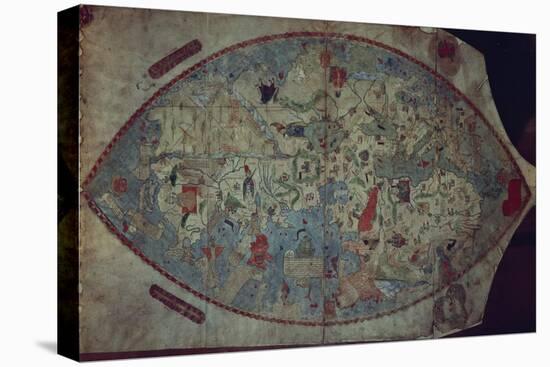 Genoese World Map, Designed by Toscanelli-Italian School-Premier Image Canvas