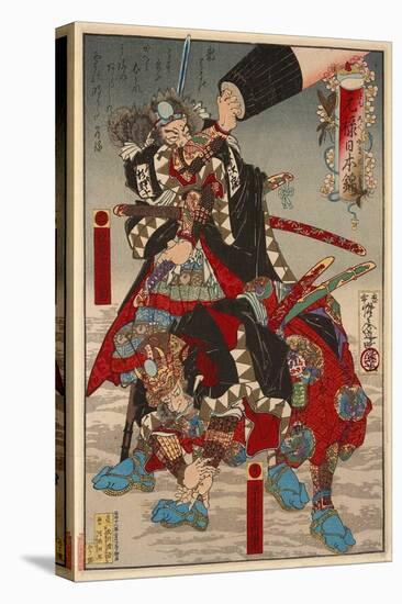 Genroku Nihonnishiki, Hayami Mitsutaka and Makino Nijifusa-Kyosai Kawanabe-Premier Image Canvas