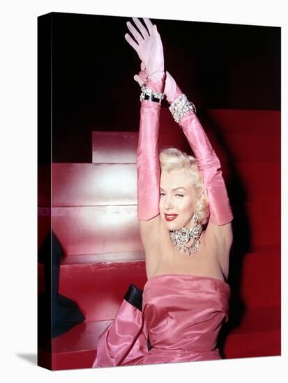 Gentlemen Prefer Blondes, Marilyn Monroe, 1953-null-Stretched Canvas