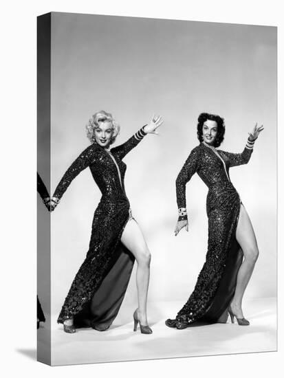 Gentlemen Prefer Blondes, Marilyn Monroe, Jane Russell, 1953-null-Stretched Canvas