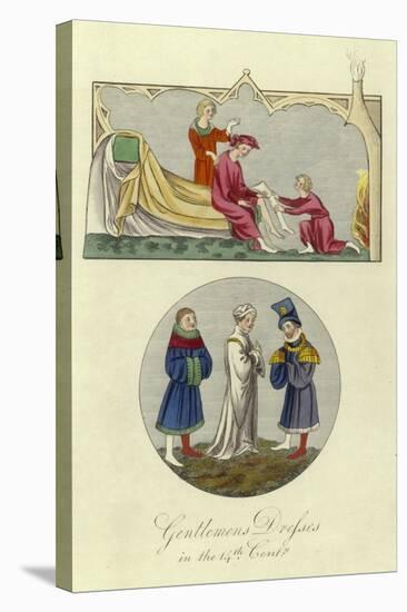 Gentlemen's Dresses in the 14th Century-null-Premier Image Canvas
