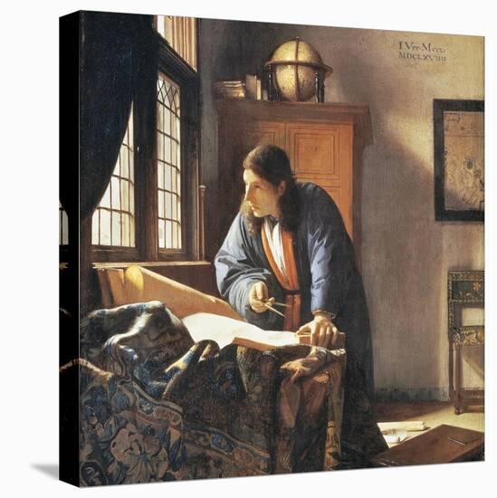 Geographer, 1669-Johannes Vermeer-Premier Image Canvas