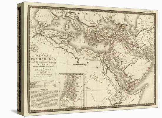 Geographie des Hebreux, c.1821-Adrien Hubert Brue-Stretched Canvas