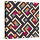 Geometric Box Pattern-AKSANA SHUM-Stretched Canvas