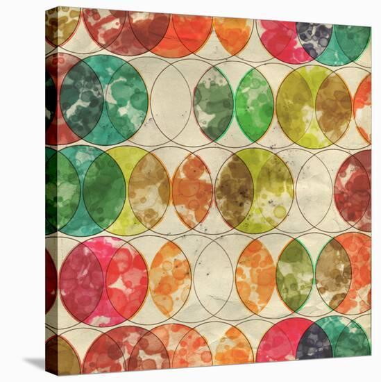 Geometric Color Shape XIV-null-Stretched Canvas