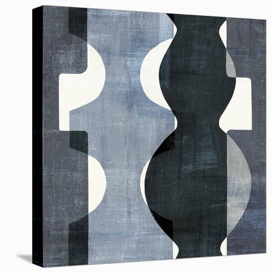 Geometric Deco II BW-Wild Apple Portfolio-Stretched Canvas