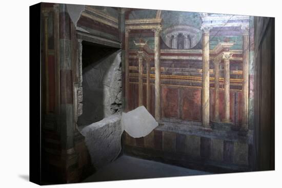 Geometric Frescoes of the Cubicola in the Villa Dei Misteri, Pompeii, Campania, Italy-Oliviero Olivieri-Premier Image Canvas