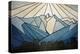 Geometric Mountain-Anna Polanski-Stretched Canvas
