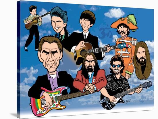 George Harrison Anthology-Anthony Parisi-Stretched Canvas