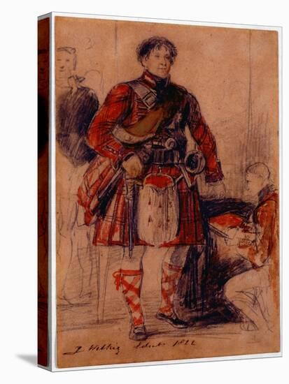 George IV in Highland Dress at the Palace of Holyrood, 1822-Sir David Wilkie-Premier Image Canvas