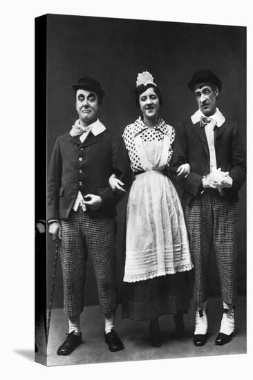 George Robey, Violet Loraine and Alfred Lester, Music Hall Entertainers, Early 20th Century-Wrather & Buys-Premier Image Canvas