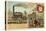 George Stephenson's Steam Locomotive Rocket, Liverpool, 1829-null-Premier Image Canvas