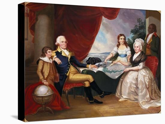 George Washington and His Family-Eugene Atget-Premier Image Canvas