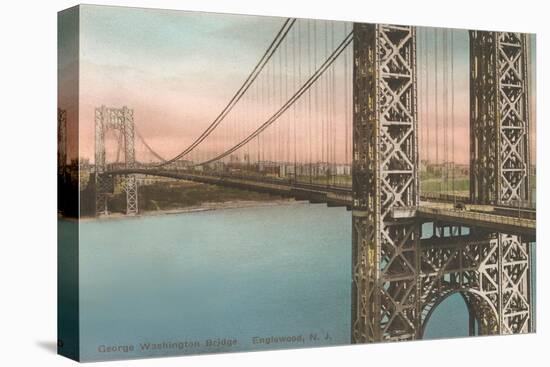 George Washington Bridge, Englewood-null-Stretched Canvas