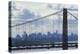 George Washington Bridge Framing Manhattan-null-Premier Image Canvas