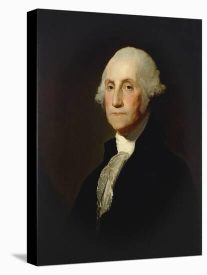 George Washington, by Gilbert Stuart, c. 1803-05, American painting,-Gilbert Stuart-Stretched Canvas