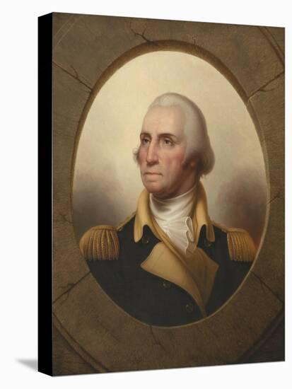 George Washington, C.1845 (Oil on Canvas)-Rembrandt Peale-Premier Image Canvas