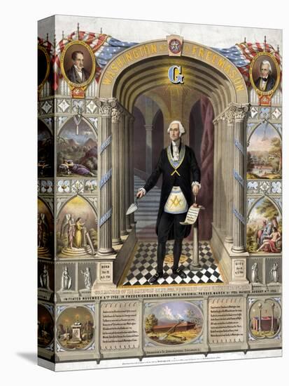 George Washington, Freemason-Science Source-Premier Image Canvas