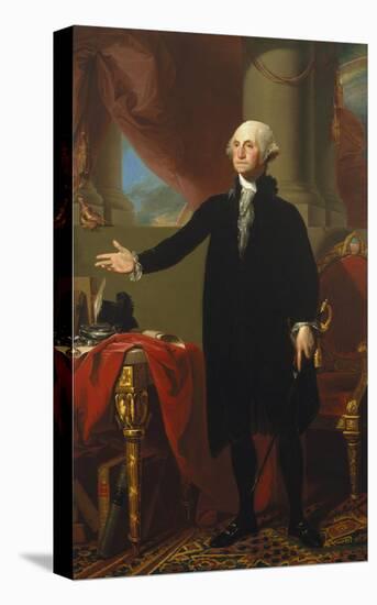 George Washington (Lansdowne Portrait), 1796-Gilbert Stuart-Stretched Canvas