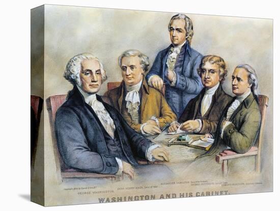 George Washington-Currier & Ives-Premier Image Canvas