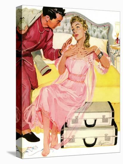 Georgeous Decoy - Saturday Evening Post "Leading Ladies", June 12, 1954 pg.27-Robert Meyers-Premier Image Canvas