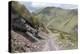 Georgia, Mtskheta, Juta. A Van Travelling Along a Dirt Road in a Valley-Alida Latham-Premier Image Canvas